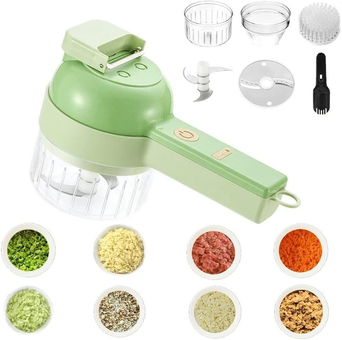 Snapsun Cordless 4-in-1 Electric Vegetable Cutter Set