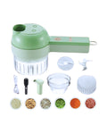 Snapsun Cordless 4-in-1 Electric Vegetable Cutter Set